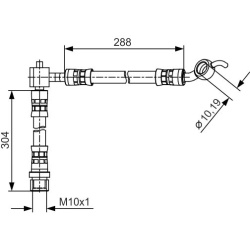stabdžių žarnelė  stabdžių žarnelė