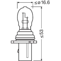  Lemputė, dieninės šviesos / stovėjimo žibintas