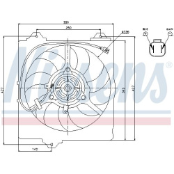  ventiliatorius, radiatoriaus