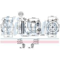  kompresorius, oro kondicionierius <small>** FIRST FIT **</small>