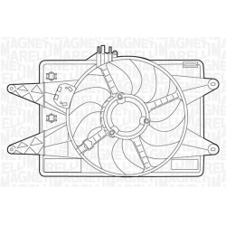  ventiliatorius, radiatoriaus