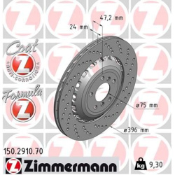  stabdžių diskas (1vnt) <small>FORMULA Z</small>