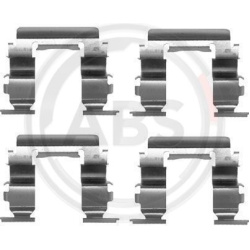  priedų komplektas, diskinių stabdžių trinkelės