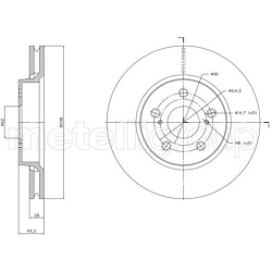  stabdžių diskas (1vnt)