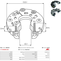  lygintuvas, kintamosios srovės generatorius