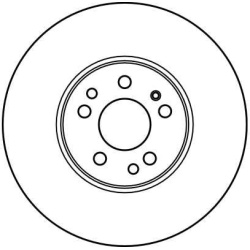  stabdžių diskas (1vnt) <small>TRW SINGLE</small>