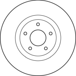  stabdžių diskas (1vnt) <small>TRW SINGLE</small>