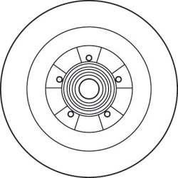  stabdžių diskas (1vnt) <small>TRW SINGLE</small>