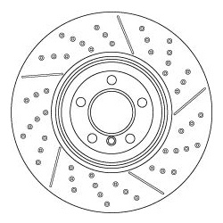  stabdžių diskas (1vnt) <small>TRW SINGLE</small>